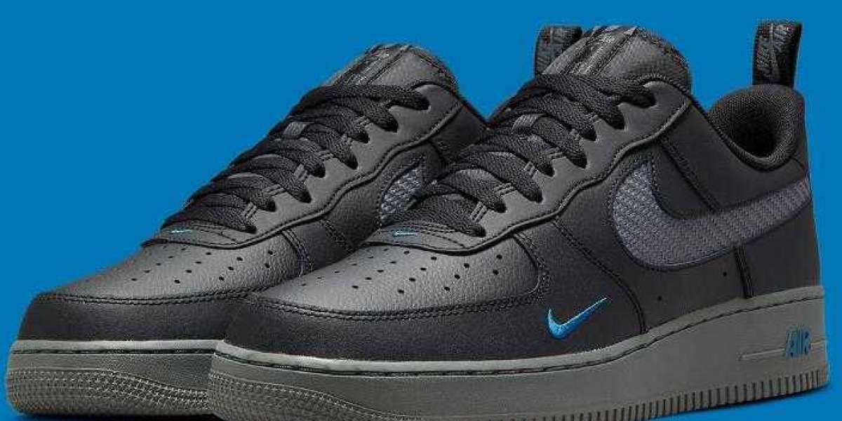 This Nike Air Force 1 Gives The Illusion on Swoosh Carbon Fiber